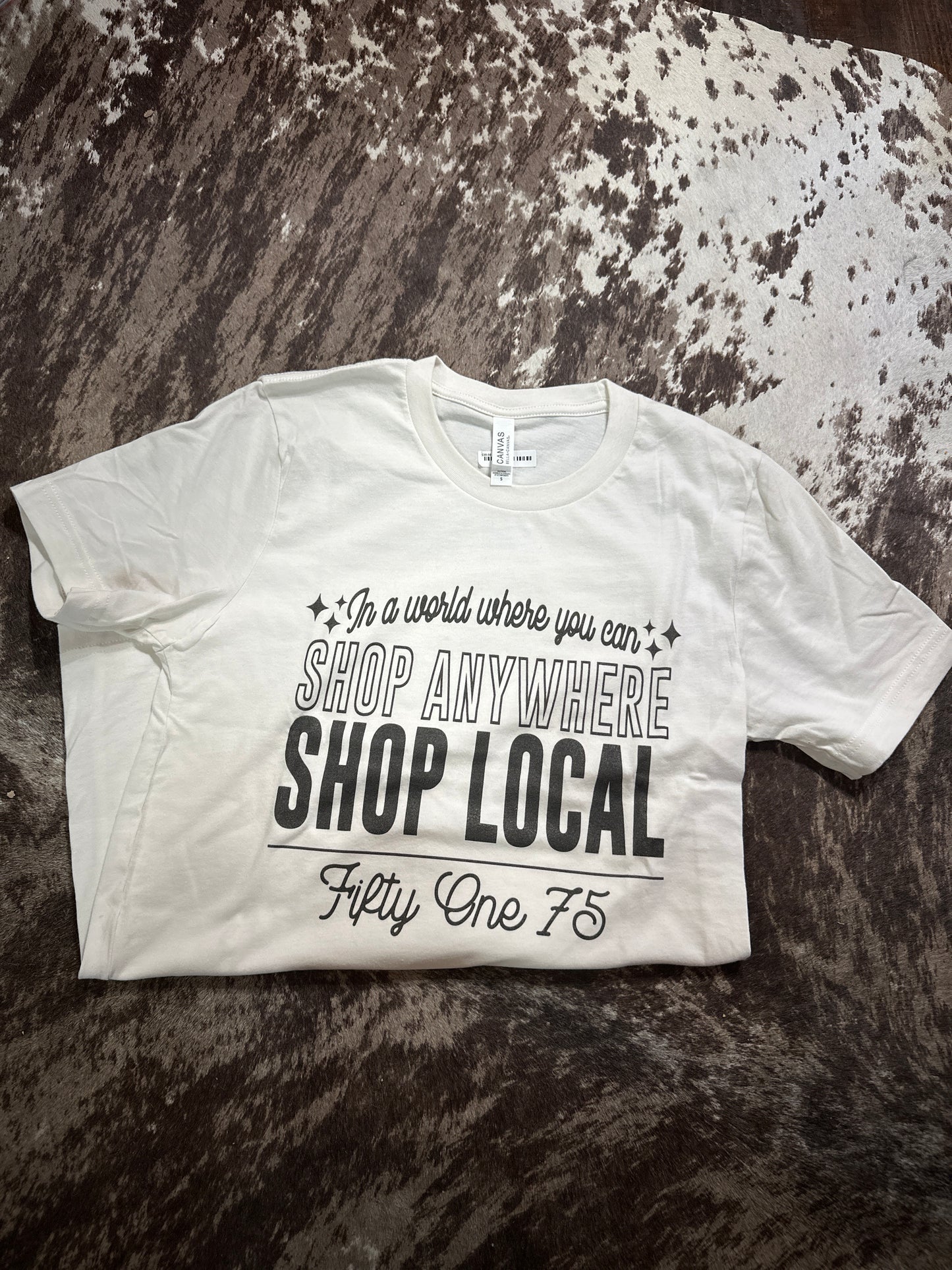 Customized Shop Local Graphic Tee