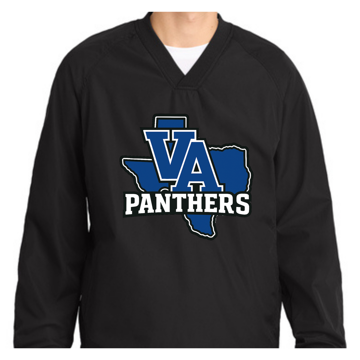 Vintage V-Neck Raglan Wind Shirt
