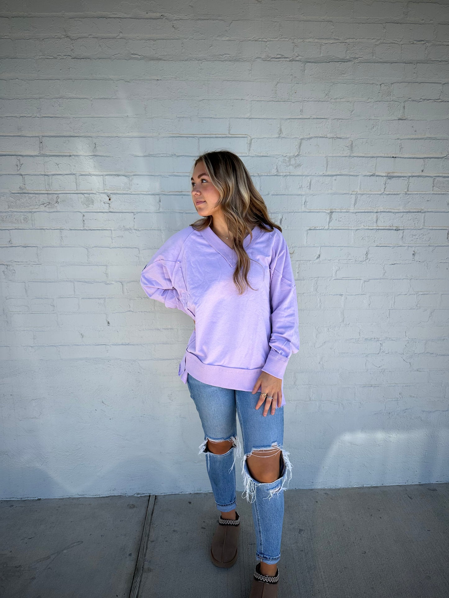 LAVENDER sweater