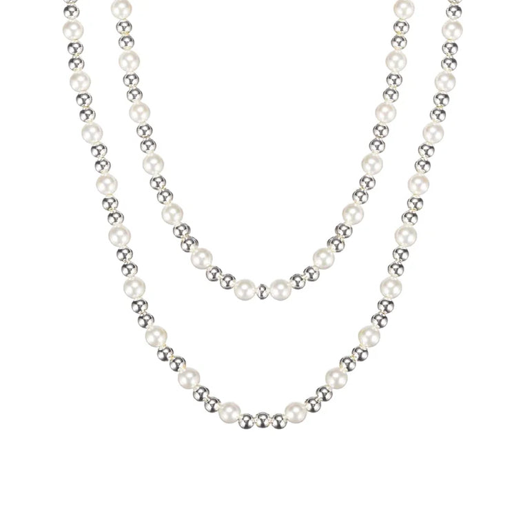 Natalie Wood designs - Adorned Pearl Beaded Necklace
