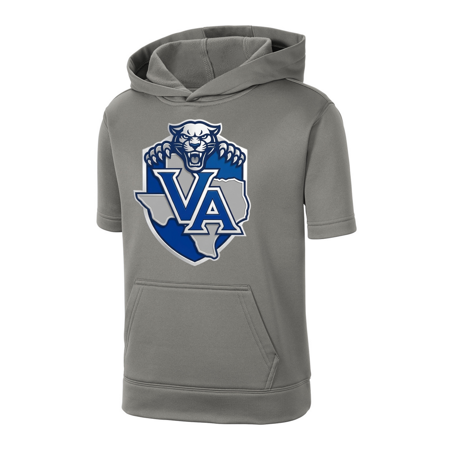 VA Youth Sport-Tek Short Sleeve Hooded Pullover