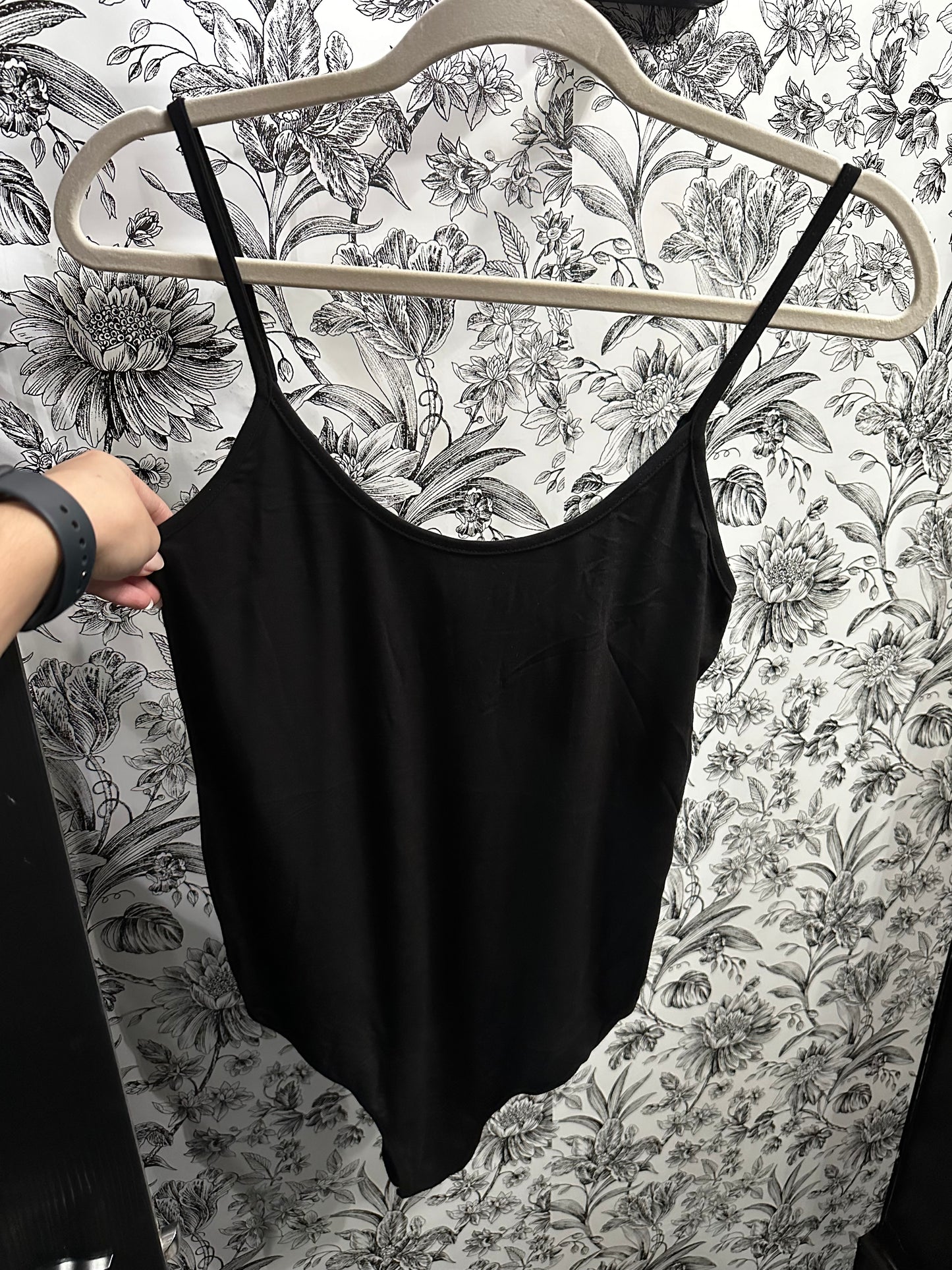 Black Spaghetti Tank Top