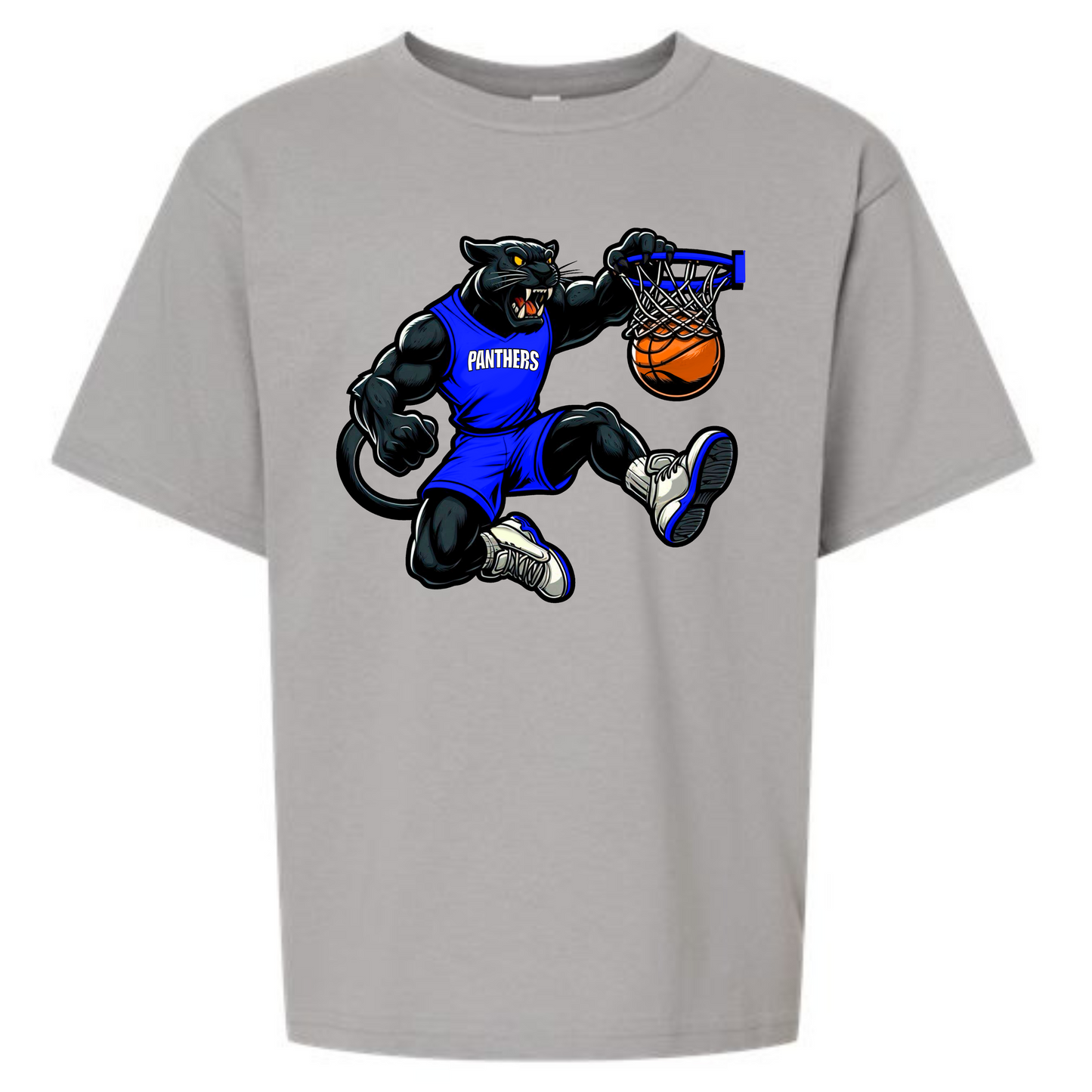 Boy Panther Basketball - Grey