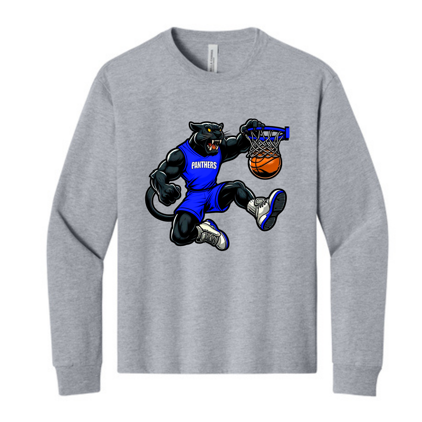 Boy Panther Basketball - Grey