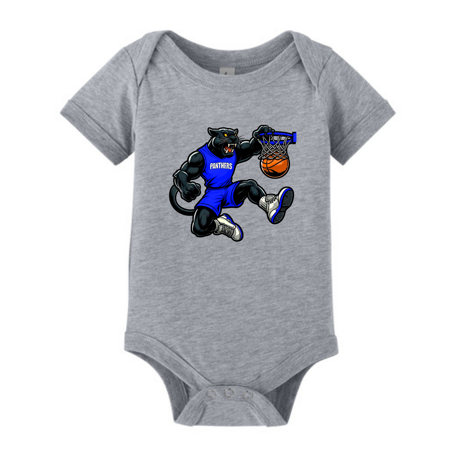 Boy Panther Basketball - Grey