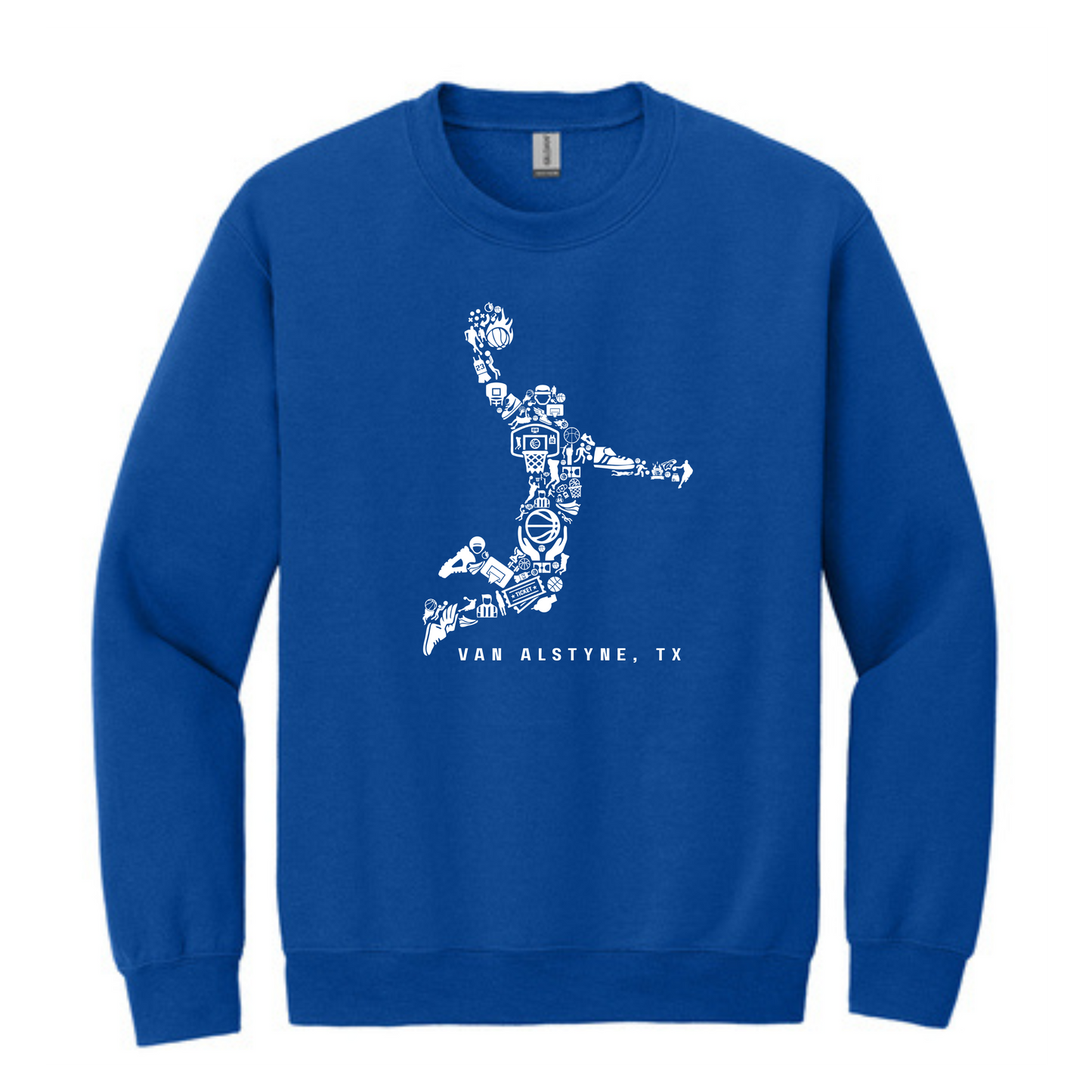 Basketball elements VA Royal/white