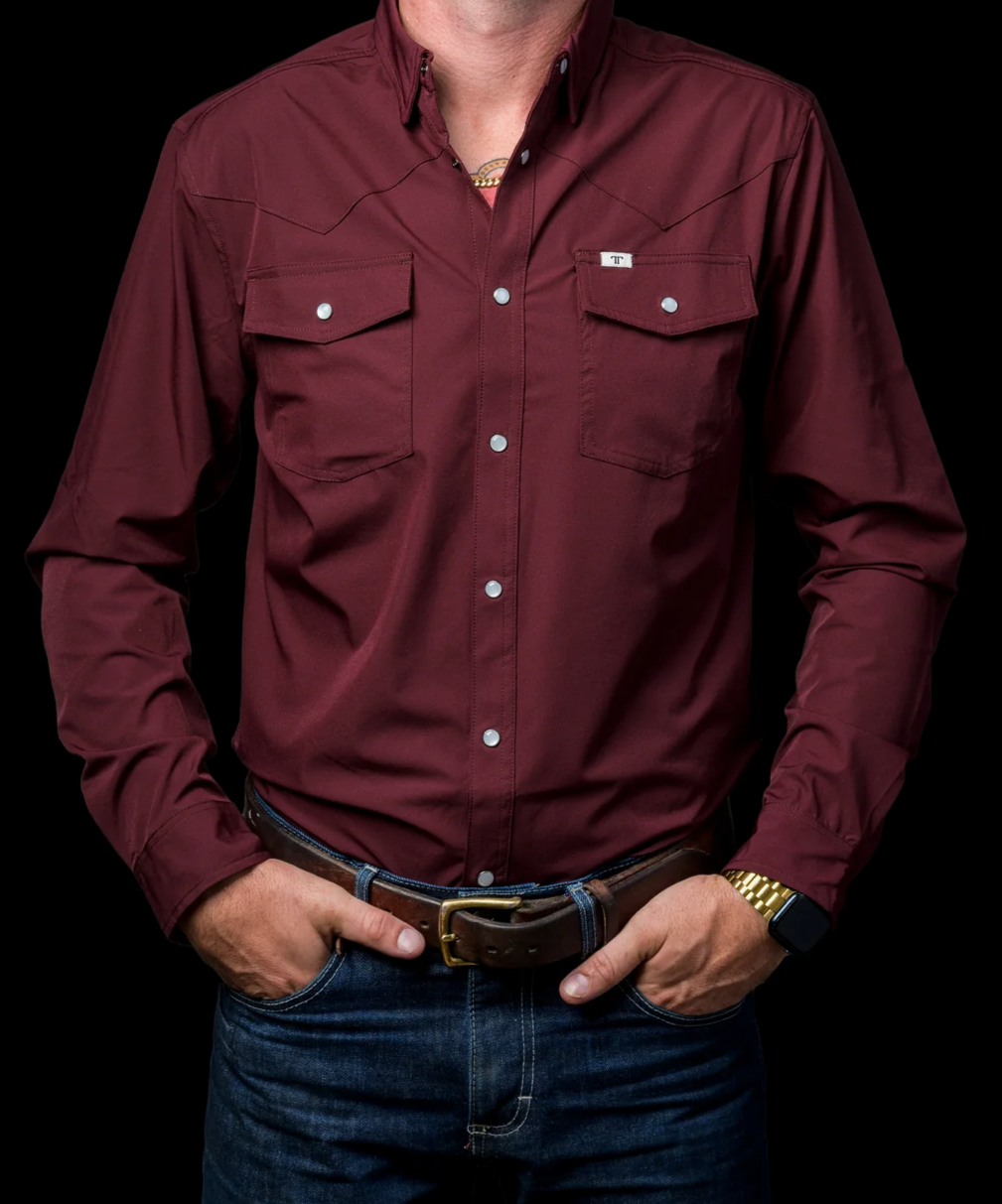 CORE - Men's Long Sleeve Snap Shirt Ferrell