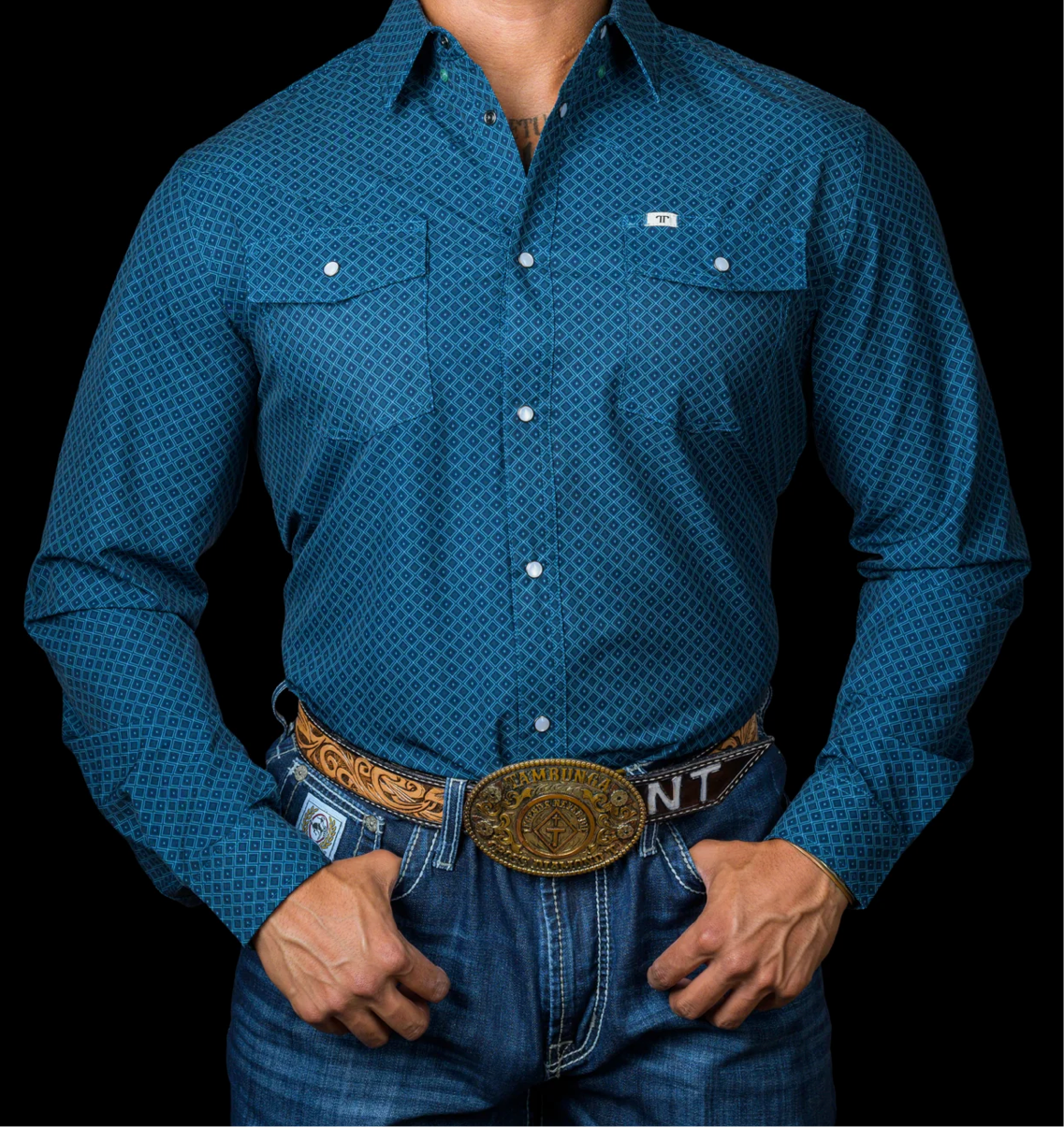 Men's Frost Long Sleeve Snap Shirt Ferrell