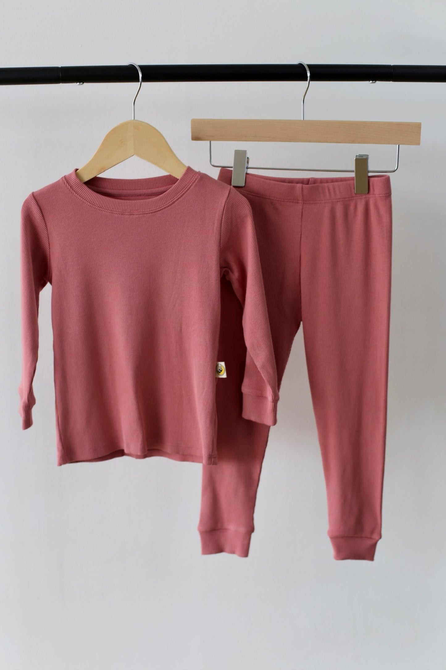 Ribbed Rose Two-Piece