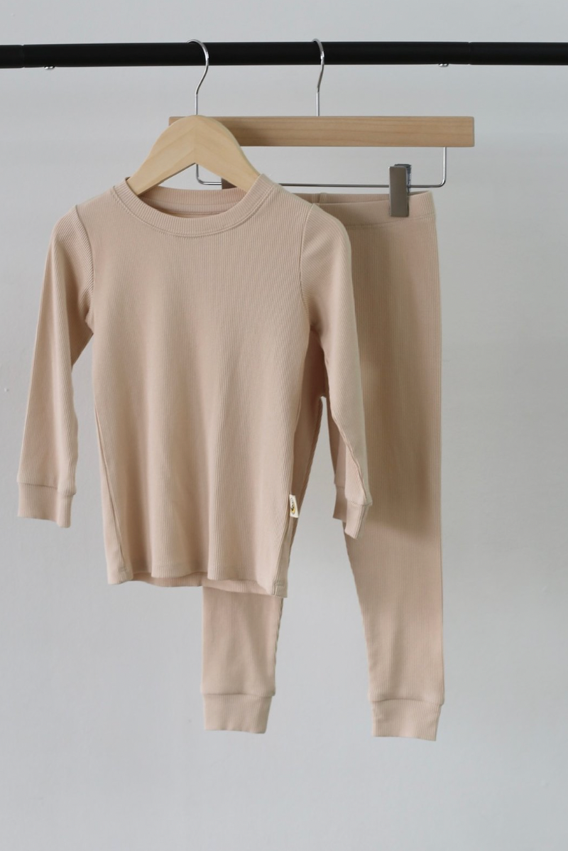 Ribbed Oat Two-Piece