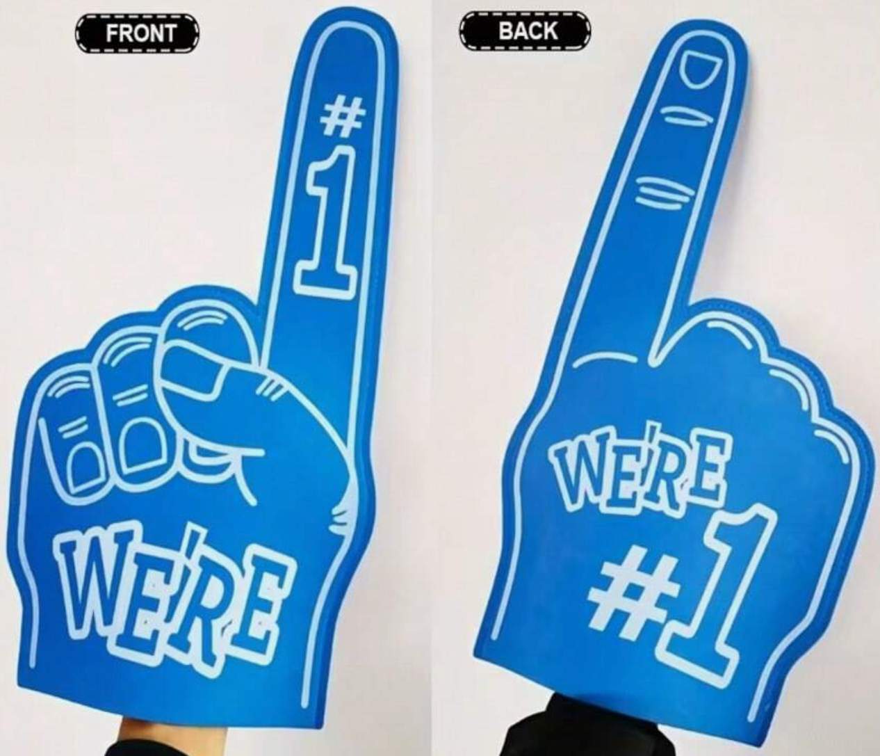 #1 foam finger