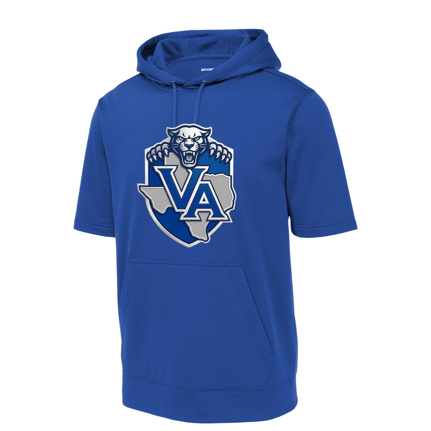 VA MENS Sport-Tek Short Sleeve Hooded Pullover