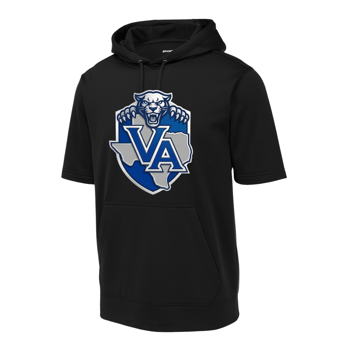 VA MENS Sport-Tek Short Sleeve Hooded Pullover