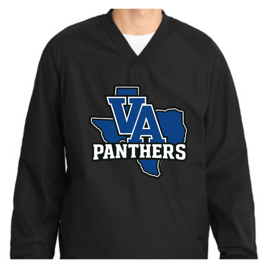 Vintage V-Neck Raglan Wind Shirt