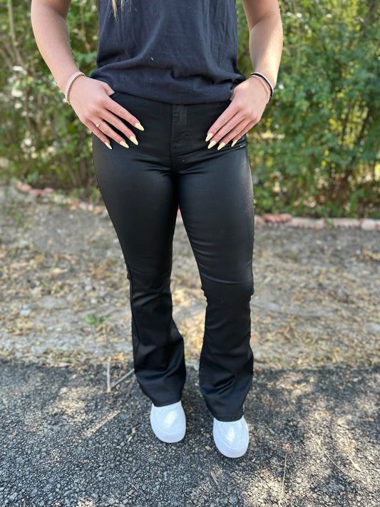 Hidden [HAPPI] Coated Clean Stretch Flare HD3203