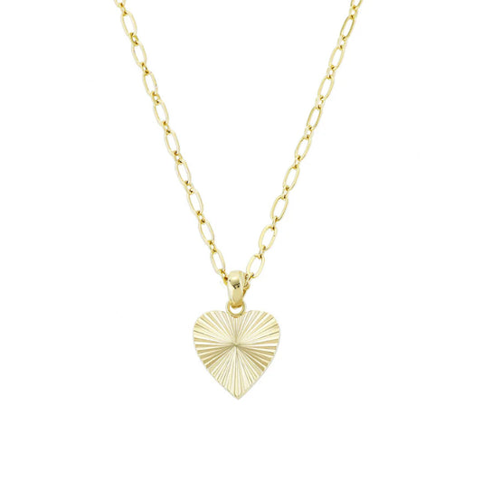 Natalie Wood designs - Adorned heart charm necklace