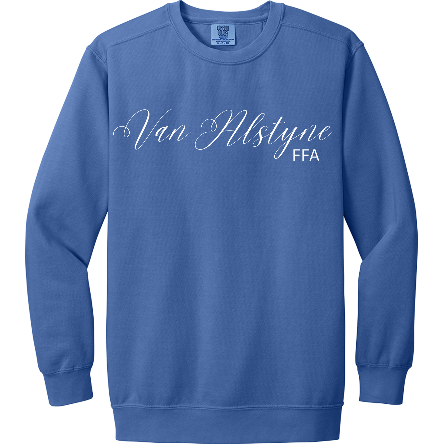 Cursive Van Alstyne crewneck