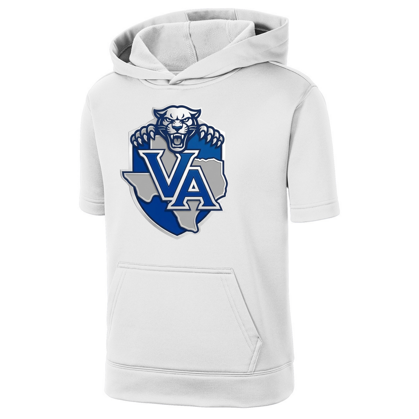 VA Youth Sport-Tek Short Sleeve Hooded Pullover