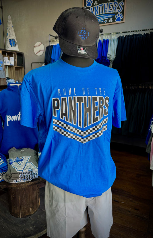 Panther Checkered Blue