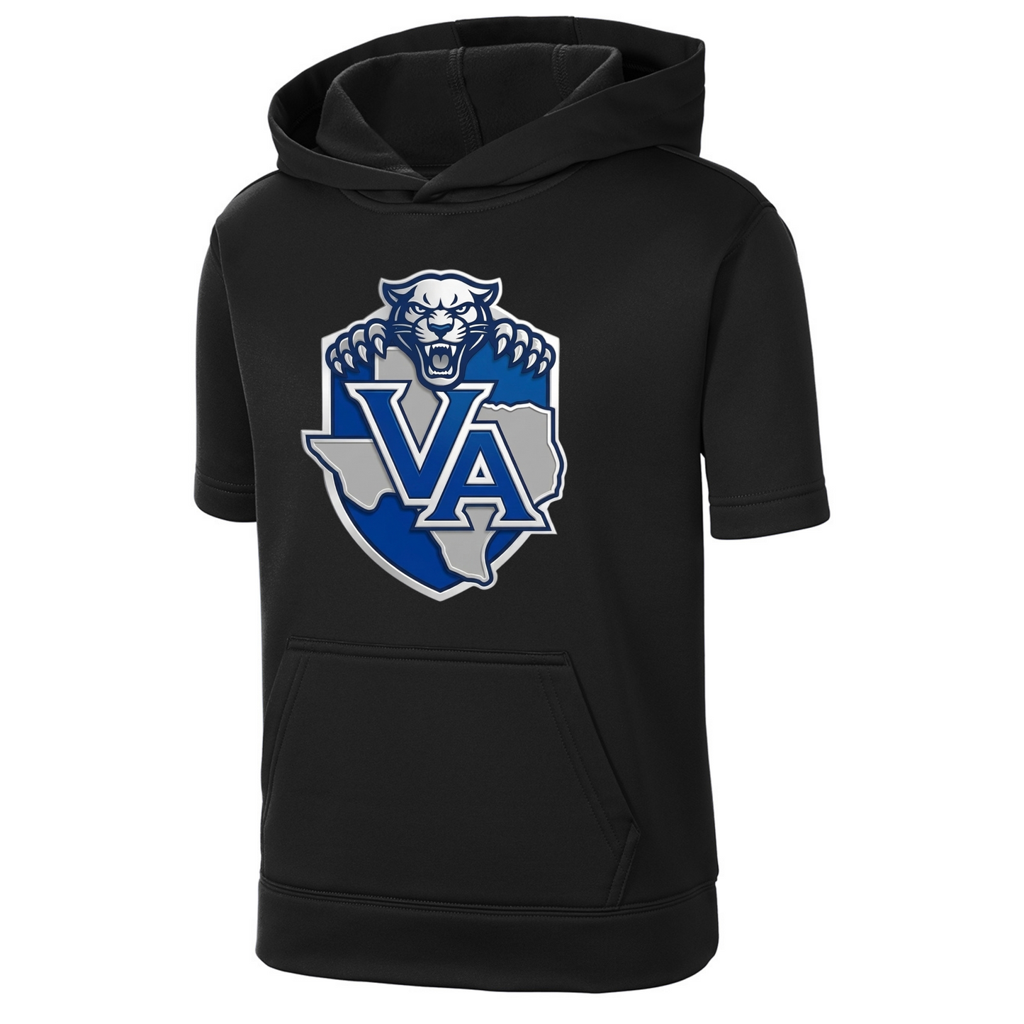 VA Youth Sport-Tek Short Sleeve Hooded Pullover