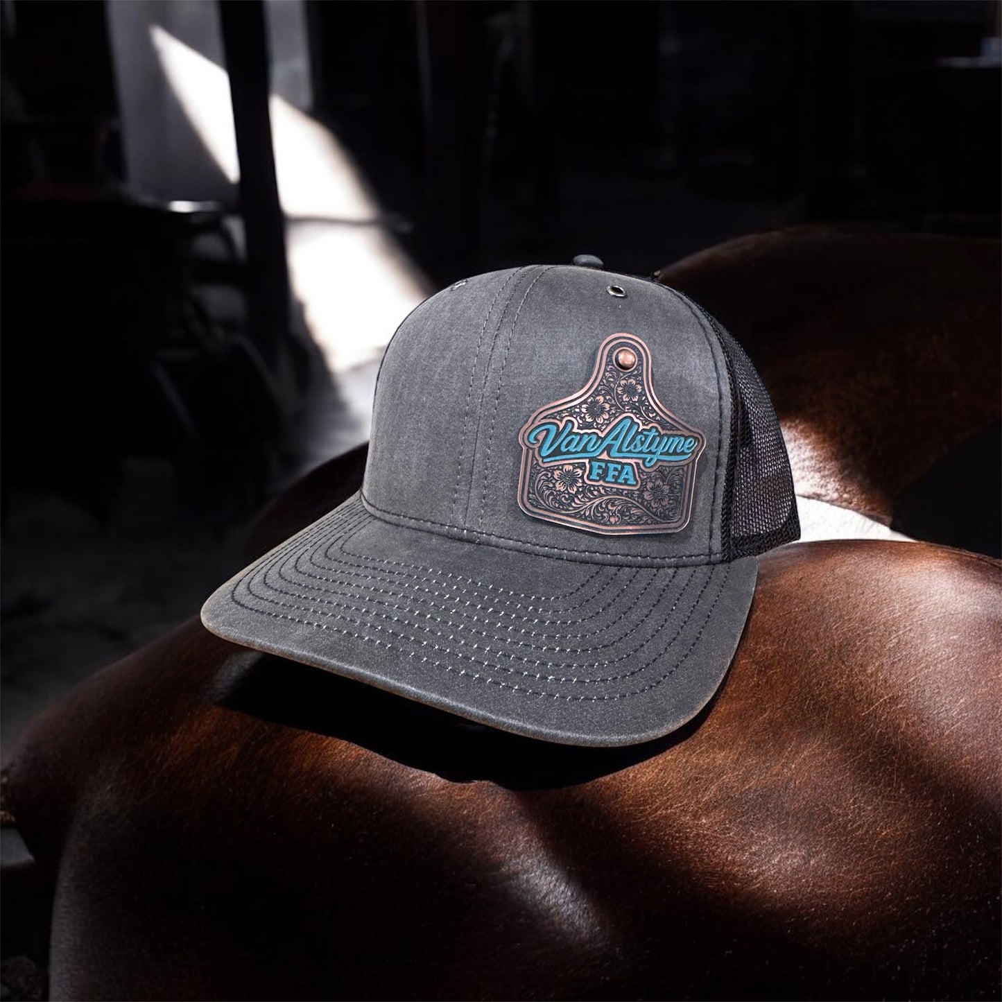 VA FFA cowtag waxed hat