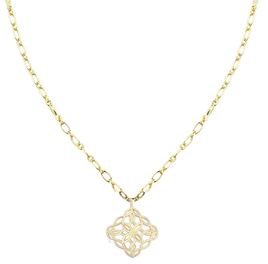 Natalie Wood designs - Bloom drop necklace
