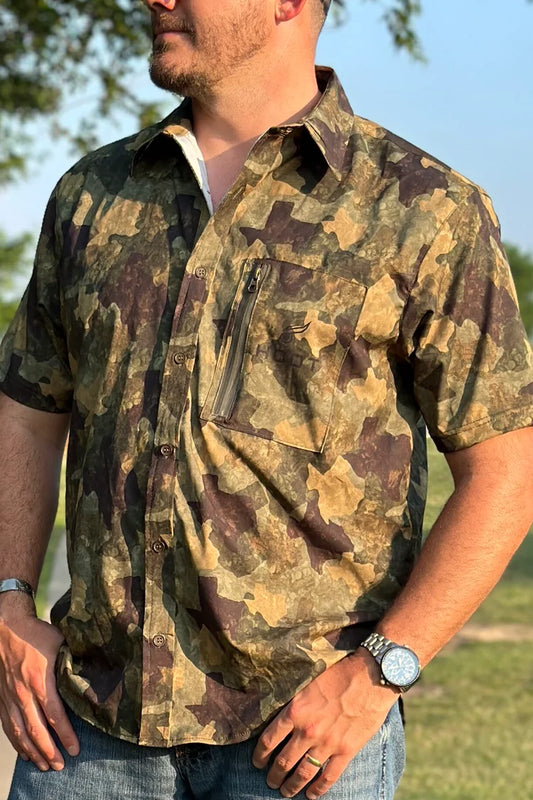 Hoot Camo Lone Star Guide Shirt