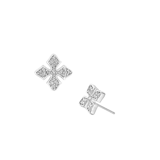 Natalie Wood designs - Shine bright cross stud earrings