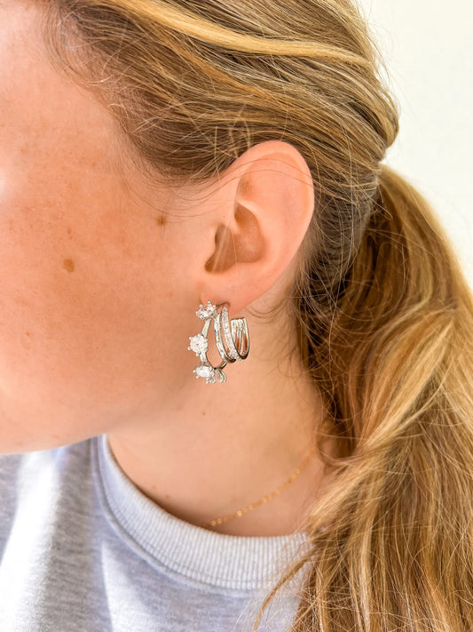 Juliana Hoops - silver