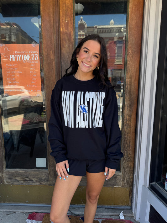 Vertical Panther Crewneck