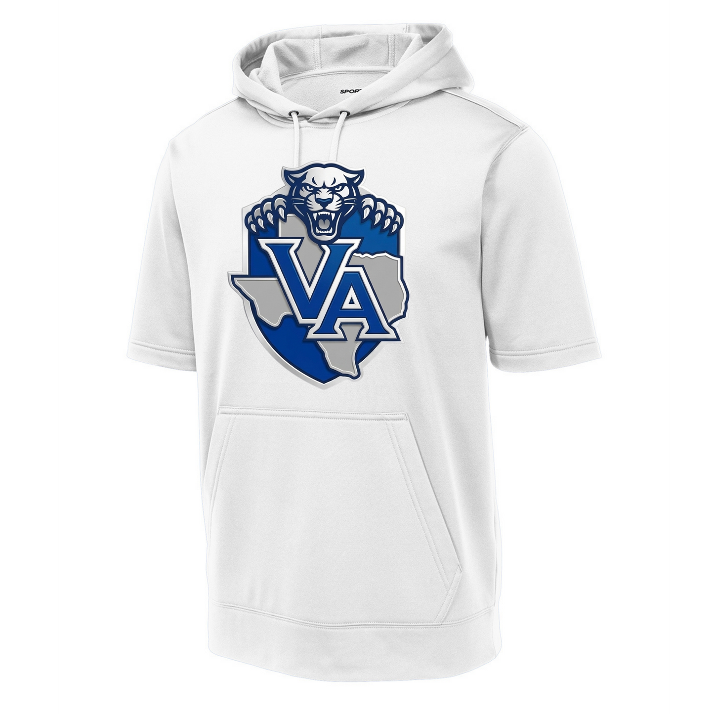 VA MENS Sport-Tek Short Sleeve Hooded Pullover
