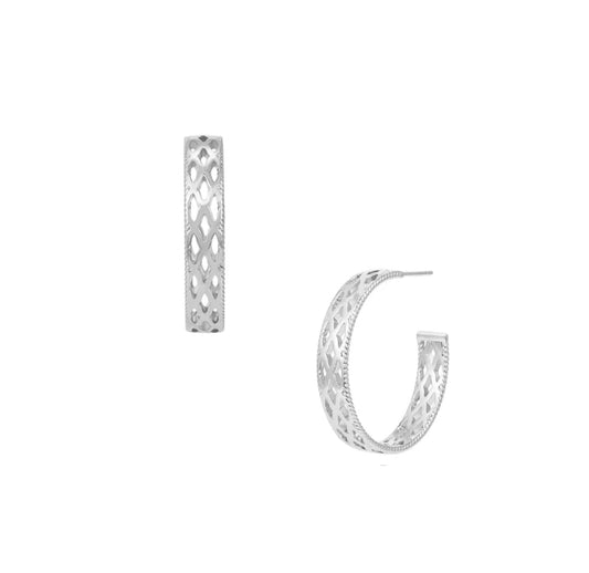 Natalie Wood designs - Graceful hoop earrings