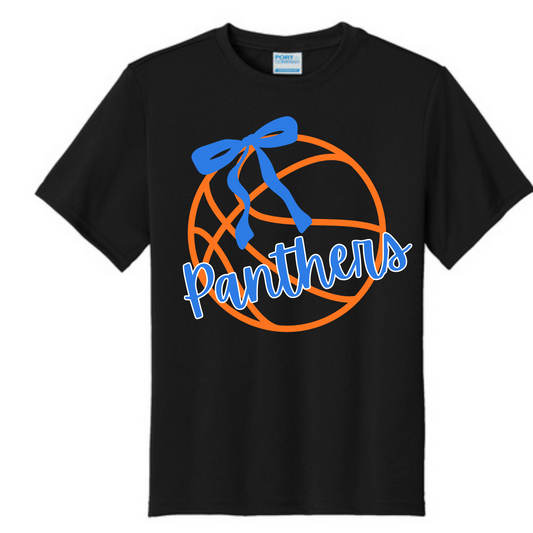 Basketball Bow Panthers