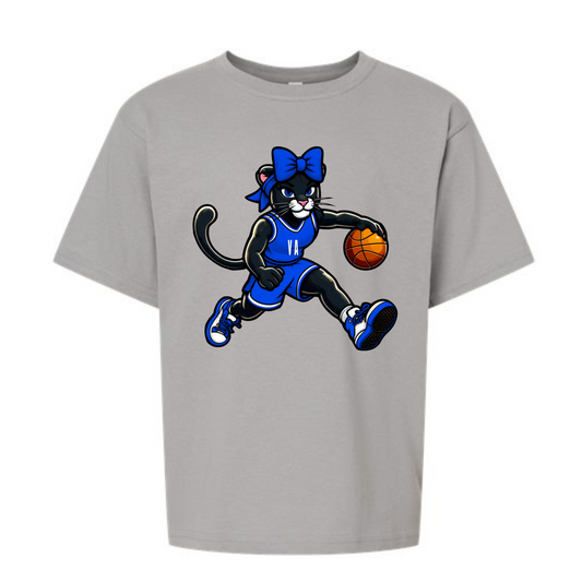 Girl Panther Basketball - Grey