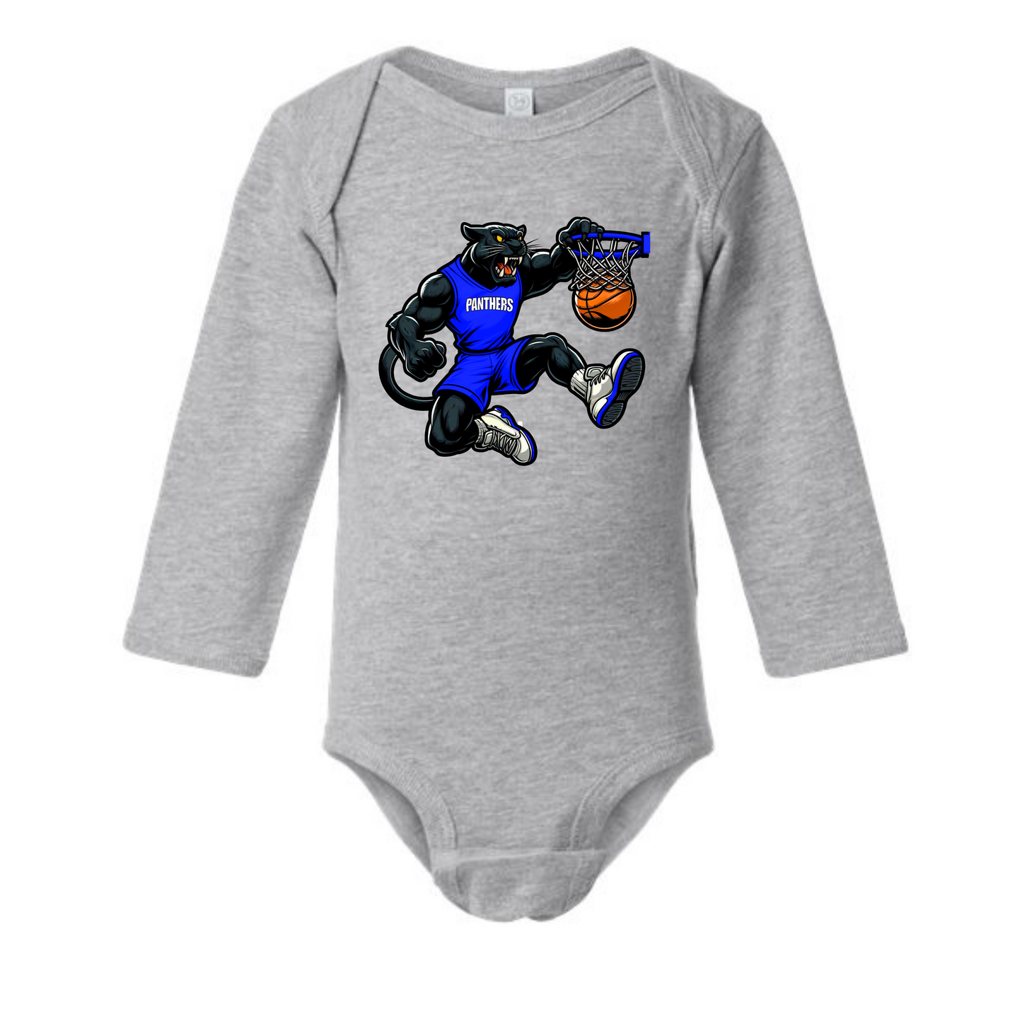 Boy Panther Basketball - Grey