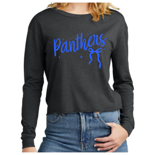 Long Sleeve Grey Crop