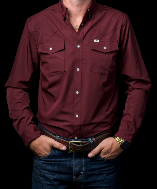 CORE - Men's Long Sleeve Snap Shirt Ferrell
