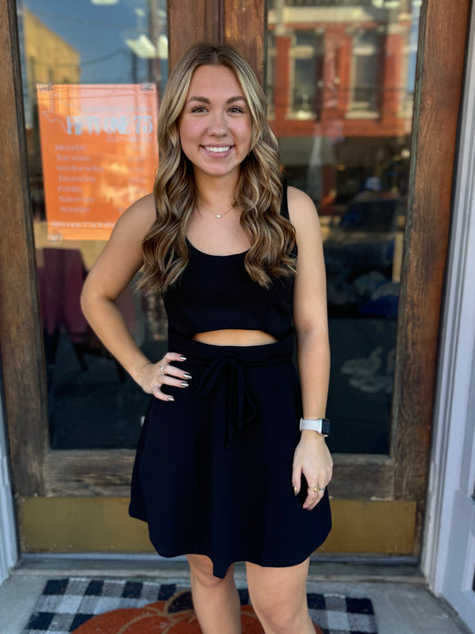 Black Scuba Dress