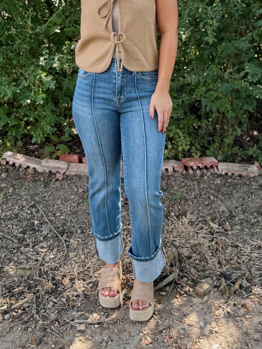 The Seam Jean {Light Wash}