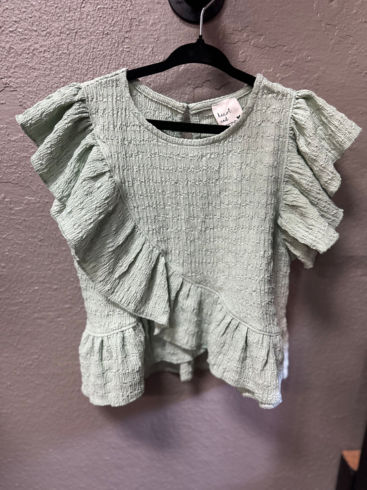 Tween Kids Girls Asymmetrical Sleeveless Top