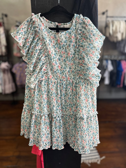 Tween Kids Girls Ruffle Tiered Dress