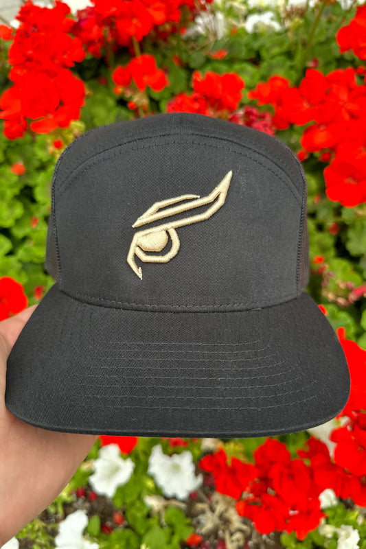 Black 7 Panel Hoot