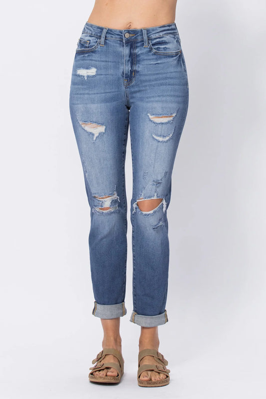 Judy Blue High Rise boyfriend Jeans