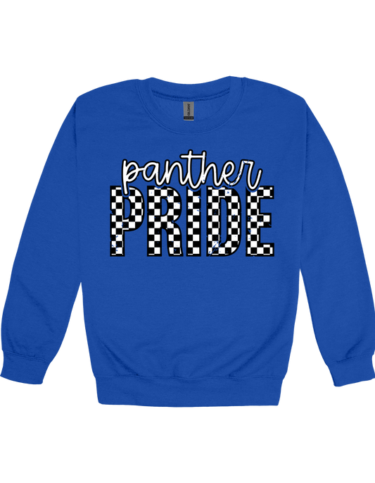 Panther Pride Checkered Crewneck
