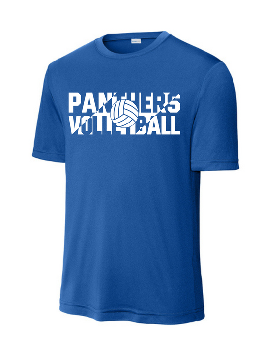 Panther Distressed Volleyball royal Dri-fit