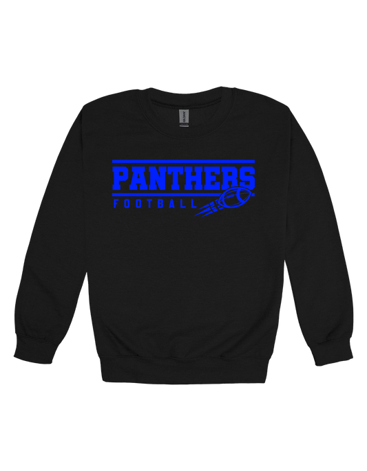 Classic Panther Football Black Crewneck